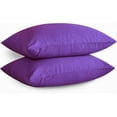thumbnail image 1 of Parkdale Set of 2 Ultra Soft Microfiber Zippered Pillow Cases (Standard, Purple), 1 of 7