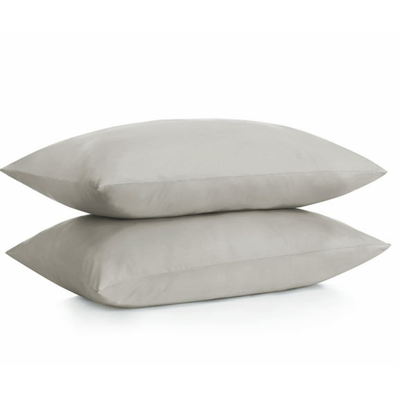 Parkdale Set of 2 Ultra Soft Pillowcases with Envelope Closure (Standard, Platinum)