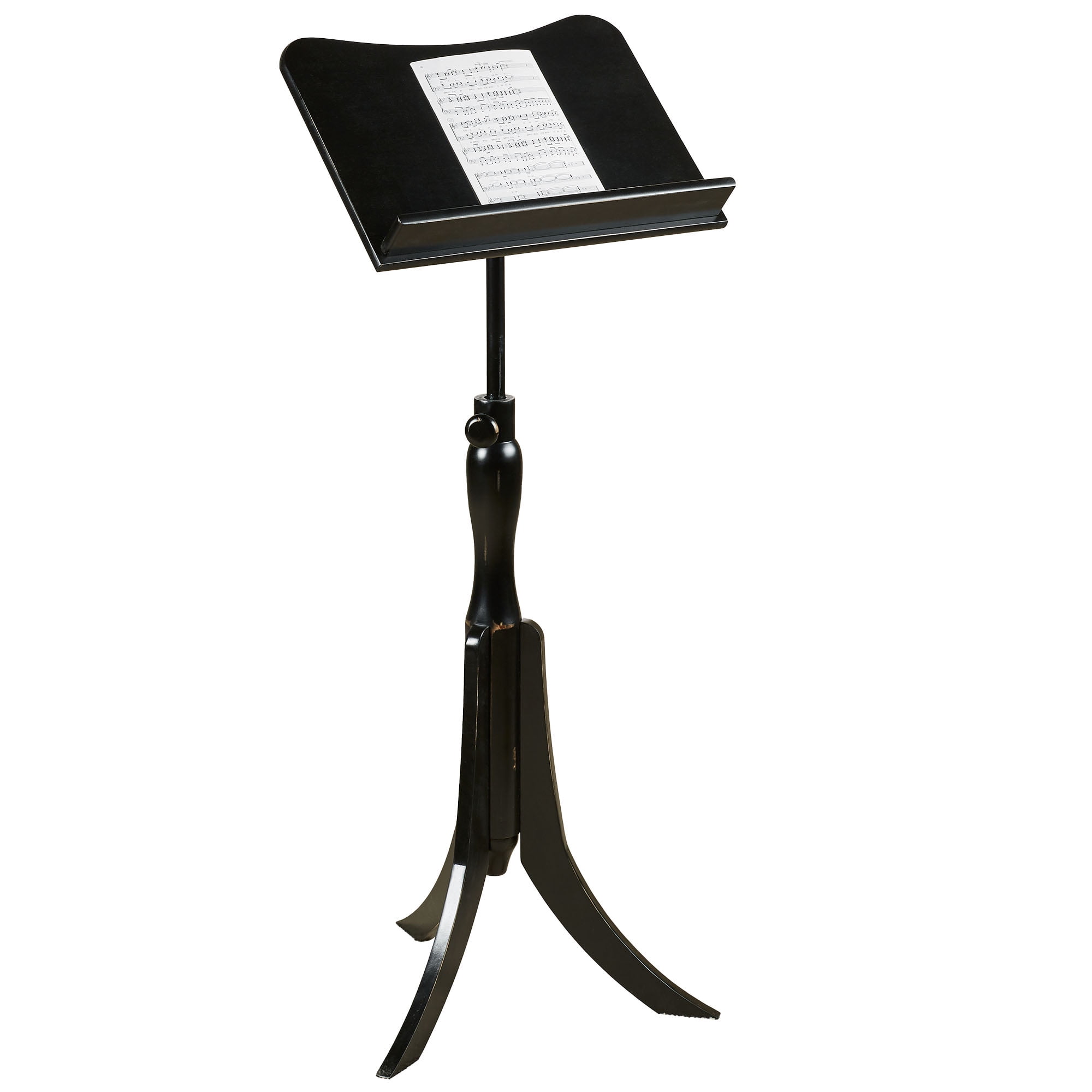Parke Black Adjustable Wooden Music Stand