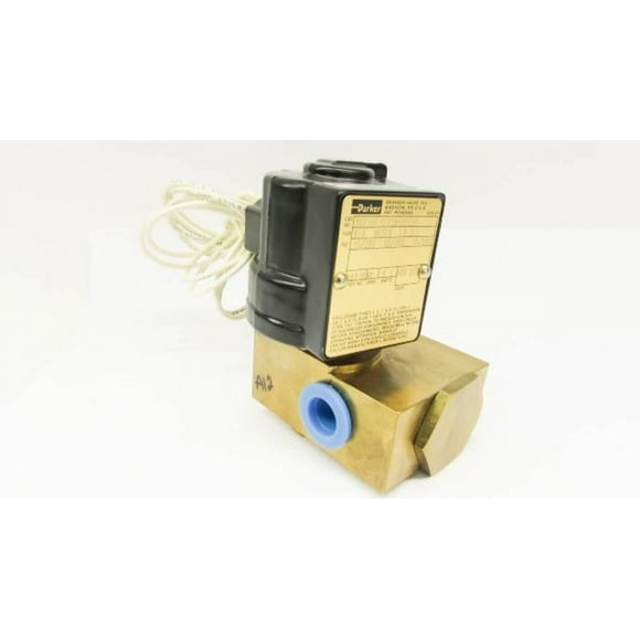 Parker 06F38C1222A1HEE85 48VDC PSI 10/200 Fluid Air Water LT. Oil Complete Valve