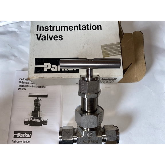 Parker 8A-U12LR-G-SS Union Bonnet Valve, 1/2" Valve - NEW