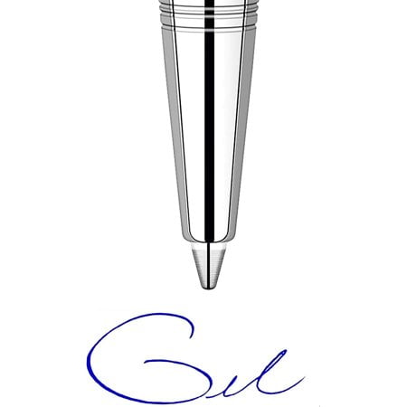 Parker 950364 Ballpoint Pen Gel Ink Refill, Medium Point, Blue Ink, 2 Packs