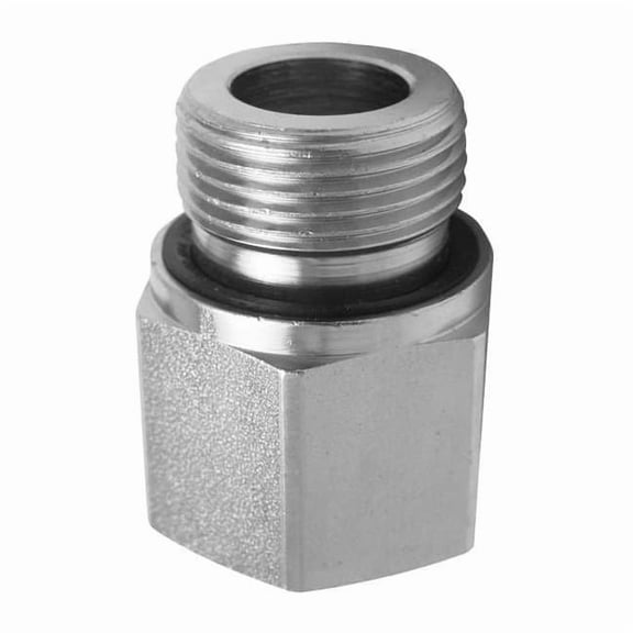 Parker Adapter, Carbon Steel, 3/8 x 1/4 in RI3/8EDX1/4CF