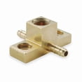 thumbnail image 1 of Parker 1/4" x 0.17" Barb Brass Adapter Tee 220-4-2, 1 of 1