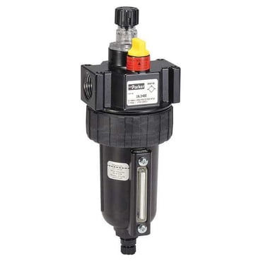 GRACO 110146 Air Filter - 1/4" NPT(F) Inlet/Outlet, 20 Micron, Manual Drain, 300 PSI