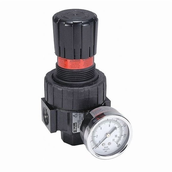 Parker Air Regulator,1/4 In. NPT,53 cfm,250 psi 06R118AC