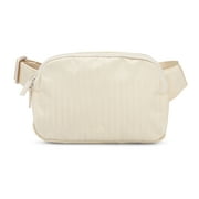 Parker Baby Belt Bag, Adjustable Waist, Water-Resistant Fanny Pack with Multiple Pockets Perfect for Mom and Dad - Cream
