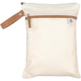 thumbnail image 1 of Parker Baby Cloth Diaper Wet Dry Bag - Waterproof Reusable Bag with Mesh Organizer and Zippered Pocket | Stylish, Machine-Washable, Convenient Handle for Diapers, Wet Clothes, Swimsuits - Cream, 1 of 5