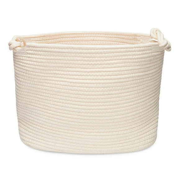 Parker Baby Co. Rope Storage Cube - White