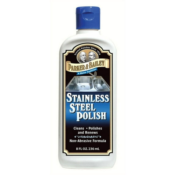 Parker & Bailey Mild Scent Stainless Steel Polish 8 oz Cream