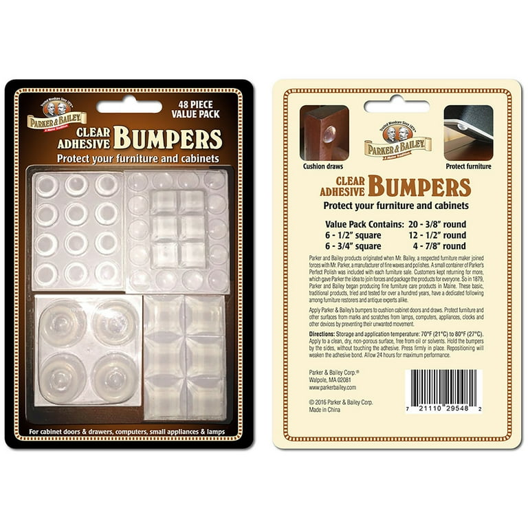 Clear Adhesive Bumpers (48-Piece Value Pack) Clear Adhesive Bumpers (48-Piece Value Pack)