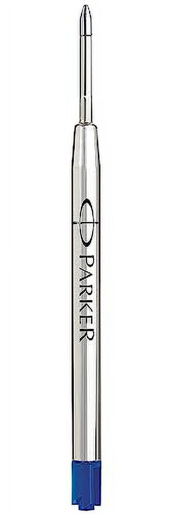 Parker Ball Point Pen Refill, Blue Ink, Broad Point, Dozen