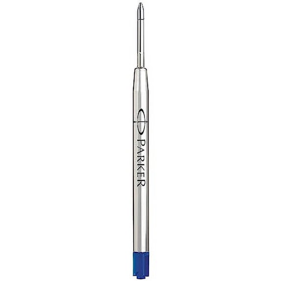 Parker Ball Point Pen Refill, Blue Ink, Broad Point, Dozen
