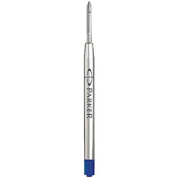 Parker Ball Point Pen Refill, Blue Ink, Broad Point, Dozen