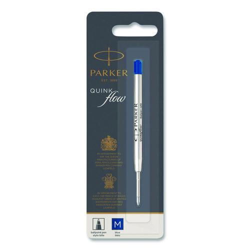 Refill for Parker Ballpoint Pens, Medium Conical Tip, Blue Ink