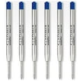 thumbnail image 1 of Parker Authentic QUINKflow Ballpoint Pen Refills, Medium Point Blue Ink, 6-Count Value Pack, 1 of 3