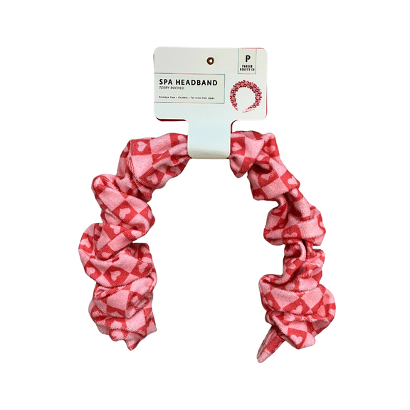 Parker Beauty Co. Spa Headband | Terry Ruched Hair Wrap Choose Color
