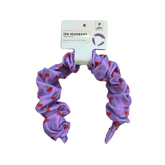 Parker Beauty Co. Spa Headband | Terry Ruched Hair Wrap Choose Color