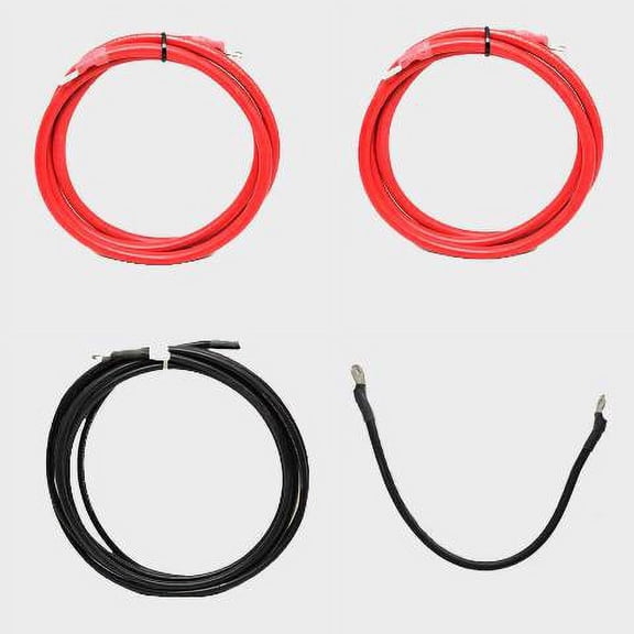 Parker Boat Battery Cables 136016 | 2 AWG Red Black (Set of 4)