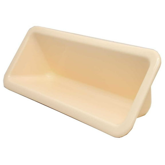 Parker Boat Storage Bin | 28 1/4 x 11 1/2 Inch Off White Plastic