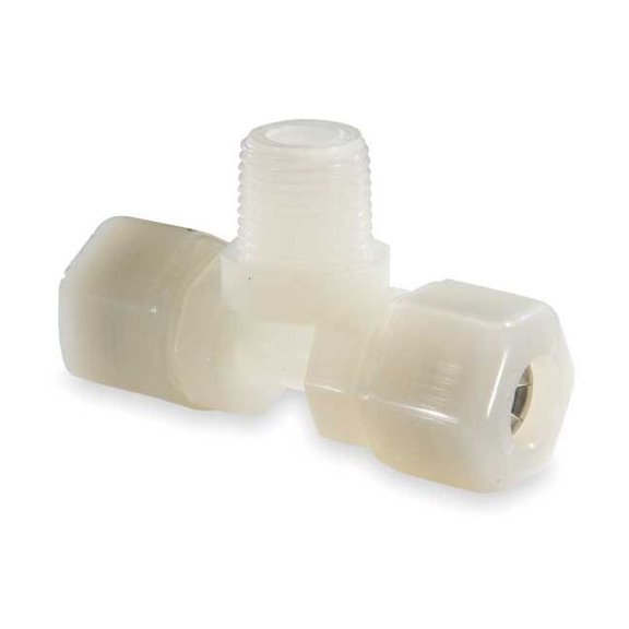 Parker Tee,Nylon,Comp1/4",Comp1/4",FNPT1/4" N4MT4