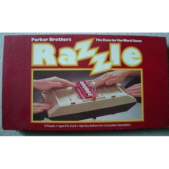 Parker Brothers Razzle The Race for the Word Game