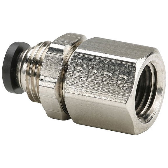 Parker Bulkhead,Pipe 3/8",Tube 3/8" 66PLPBH-6-6