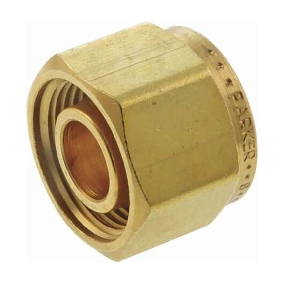 Parker 3/8" Compression Brass Cap 6BLP6-B