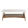thumbnail image 1 of Parker Coffee Table White/Pecan See below, 1 of 5