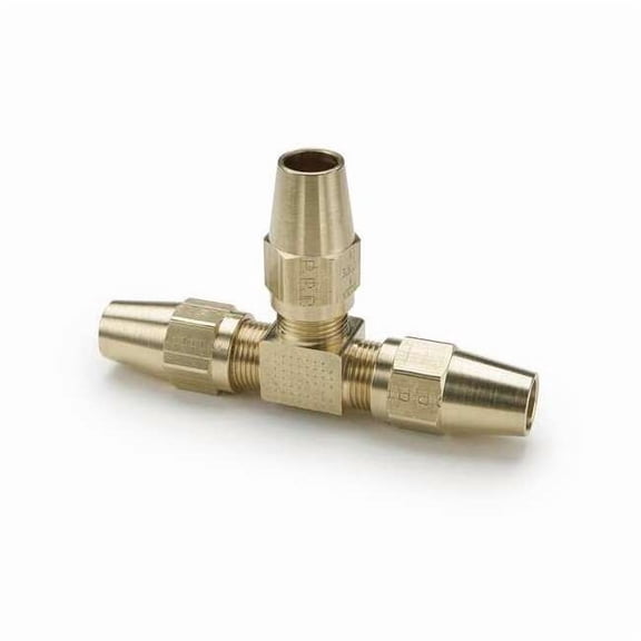 Parker Compression Ends,3-11/32",Brass 264AB-6