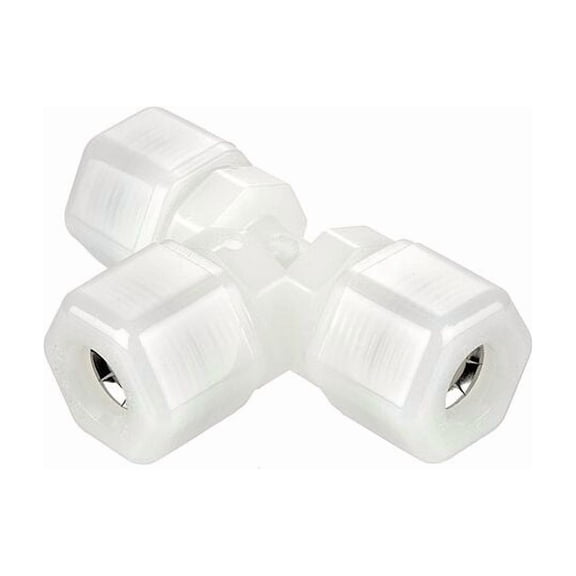 Parker Compression Fitting,3-3/8",Nylon N10TU10