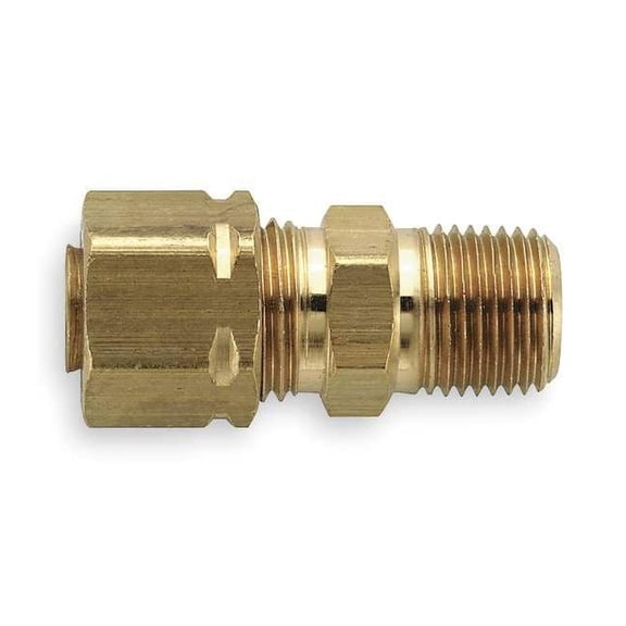 Parker 1" Compression x 3/4" MNPT Brass Male Connector 5PK 68CA-16-12