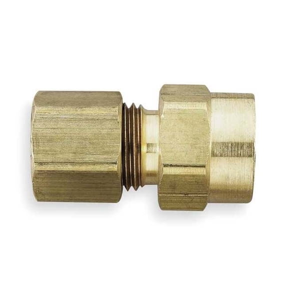 Parker 1/4" Compression x FNPT Brass Connector 10PK 66C-4-4