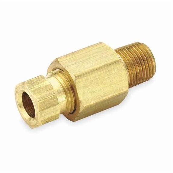 Parker 1/8" Compression x MNPT Brass Connector 10PK 68HD-2-2