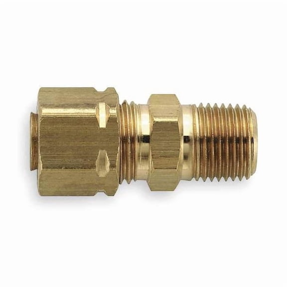 Parker 3/16" Compression x 1/8" MNPT Brass Connector 50PK 68CA-3-2