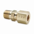 thumbnail image 1 of Parker 5/16" Compression x 1/4" MNPT Brass Connector 10PK 68C-5-4, 1 of 1