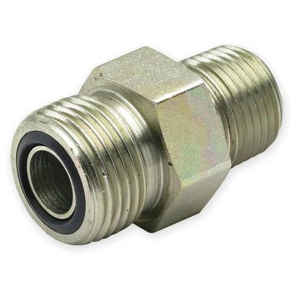 Parker Connector,Zinc Pltd Steel,MxORFS,3/8In 6 FLO-S
