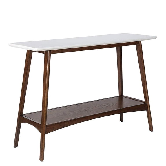 Parker Console White/Pecan See below