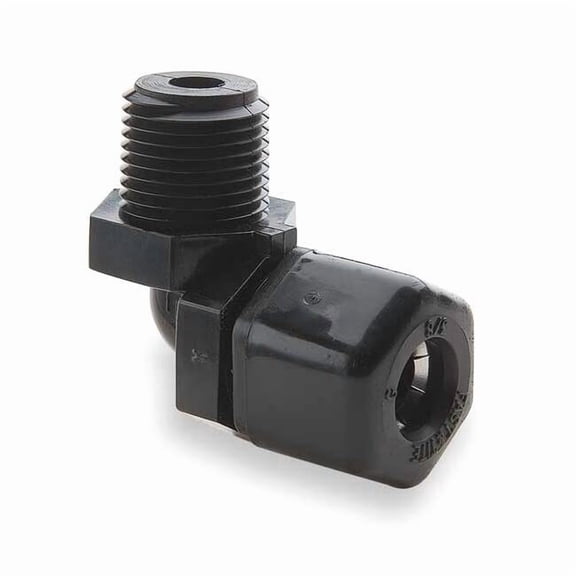 Parker Elbow,90,Poly,CompxM,1/4Inx1/8In P4ME2