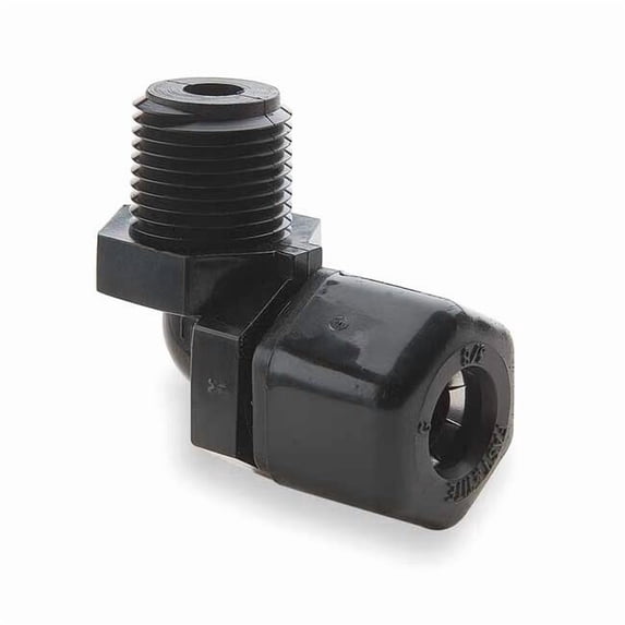 Parker 1/2" Compression x MNPT Male 90 Degree Elbow P8ME8