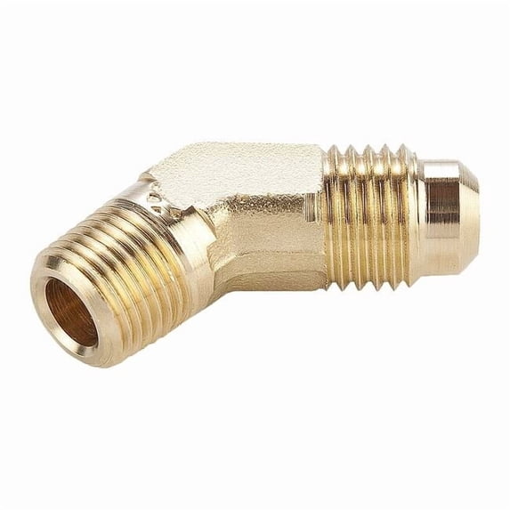 Parker Elbow, Brass, Flared 1/4 in, MNPT 1/8 in 159F-4-2