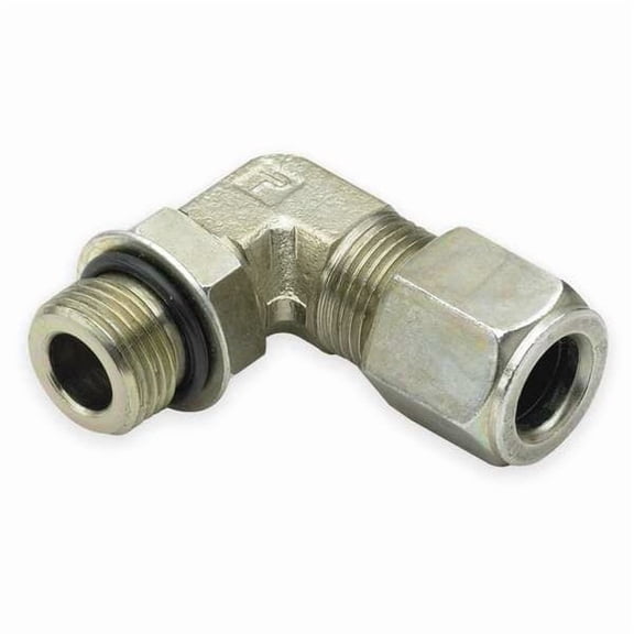 Parker Elbow, Zinc Stl, CompxSAE, 1/4x7/16-20In 4 C5BU-S