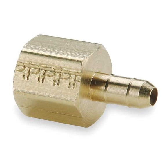 Parker Female Connector,0.250 In Tube,Brass 26-6-4