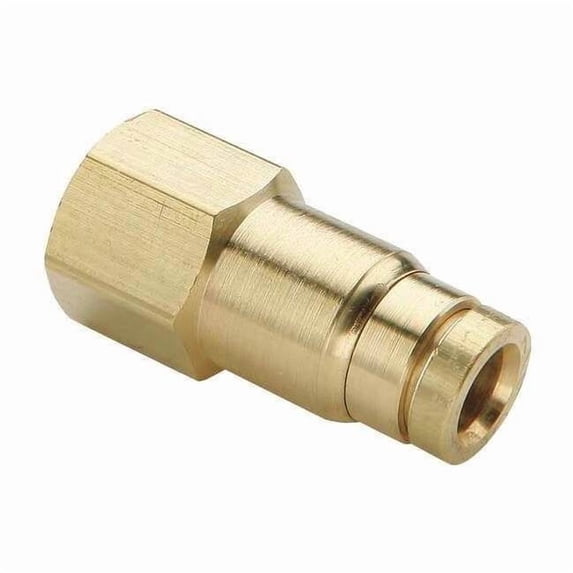 Parker Strt,Brass,Push-Fit3/8in,FNPT3/8in 66PTC-6-6