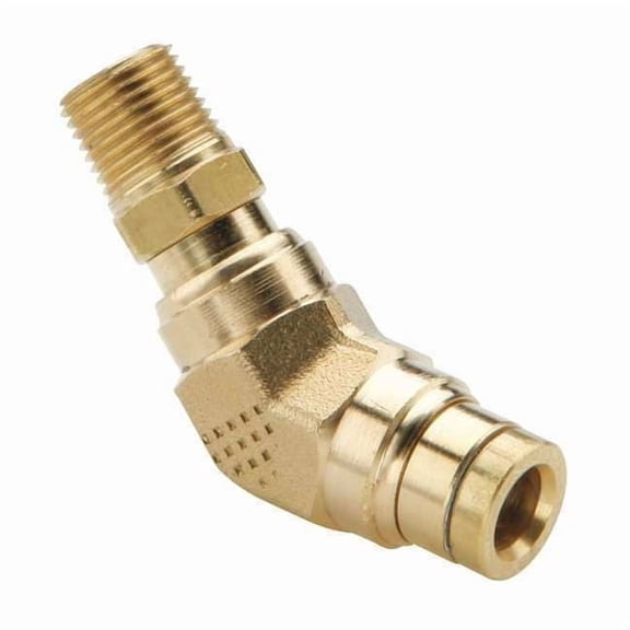 Parker Female Elbow,45,3/8 in. Thread Size 179PTC-6-6