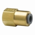 thumbnail image 1 of Parker 1/4" Flare Low Lead Brass Female Flare Connector L66PLNF-4-4, 1 of 1