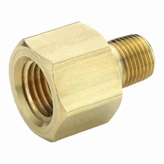 Parker Female x Male Adapter, Brass, 3/4 in 222P-12-12