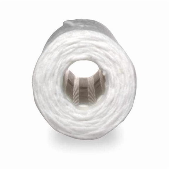 String Wound Filter Cartridge, 3 gpm, 1 Micron, 2-7/16" O.D., 10 in H, 6 PK 39R10A