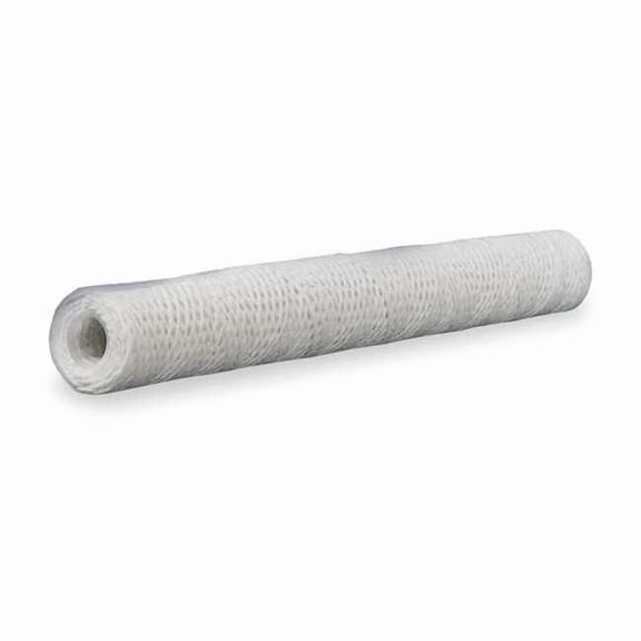 String Wound Filter Cartridge, 10 gpm, 100 Micron, 2-7/16" O.D., 20 in H, 6 PK M8R20A