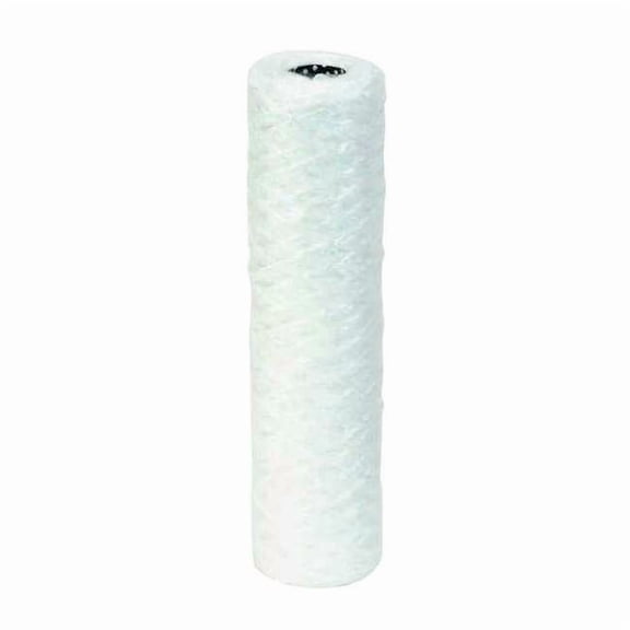 String Wound Filter Cartridge, 5 gpm, 100 Micron, 4-1/2" O.D., 9 7/8 in H, 6 PK T8R9-4-45A